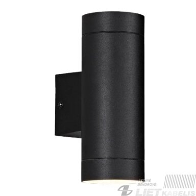 Lauko šviestuvas tvirtinamas prie sienos juodas 2x28W, GU10, IP44, SPECTOR Light