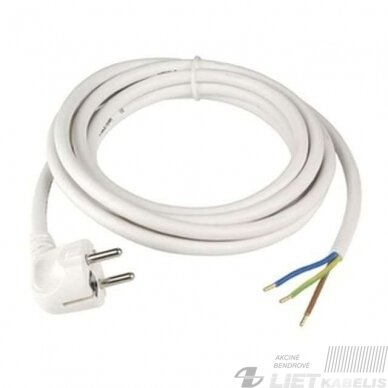 Laidas su kištuku H05VV-F 3x1,0  1,5m Protec