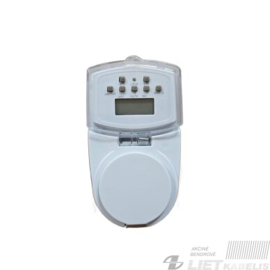 Laikmatis programuojamas savaitinis LCD IP44, SPECTOR LIGHT Laikmatis programuojamas savaitinis LCD IP44, SPECTOR LIGHT