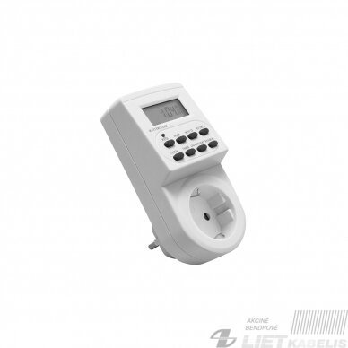 Laiko rėlė 7d. elektrinė PC-ELE724-SC GTV Laiko rėlė 7d. elektrinė PC-ELE724-SC GTV