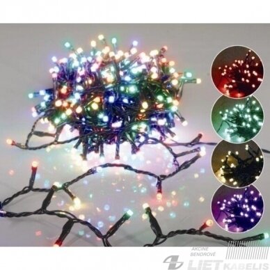 Lauko girlianda 96 LED lempučių 20096CG-M, RGB spalvota Lauko girlianda 96 LED lempučių 20096CG-M, RGB spalvota