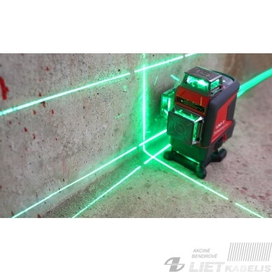 Lazerinis nivelyras, 3D 16 linijų, žalio spindulio, Uni-t 6 Lazerinis nivelyras, 3D 16 linijų, žalio spindulio, Uni-t 6
