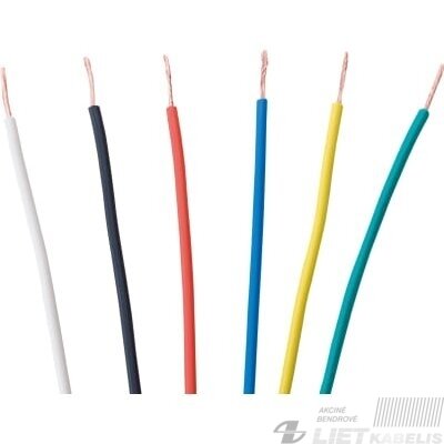 Laidas SIF 1.0 mm² karščiui atsparus (+180 C) lankstus , Basoglu