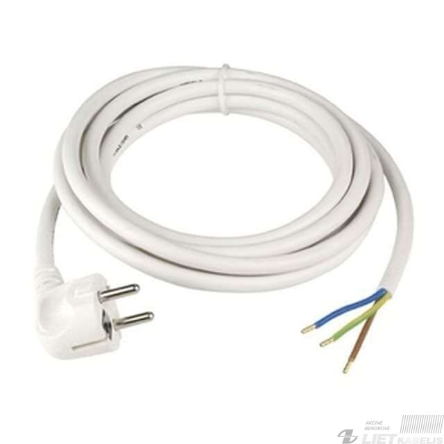 Laidas su kištuku H05VV-F 3x1,5  5m Protec