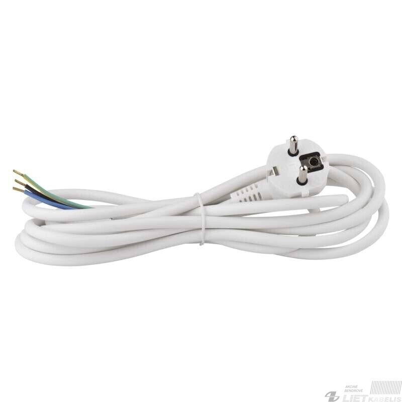 Laidas su kištuku H05VV-F 3x1,5mm², 5m, Bellight