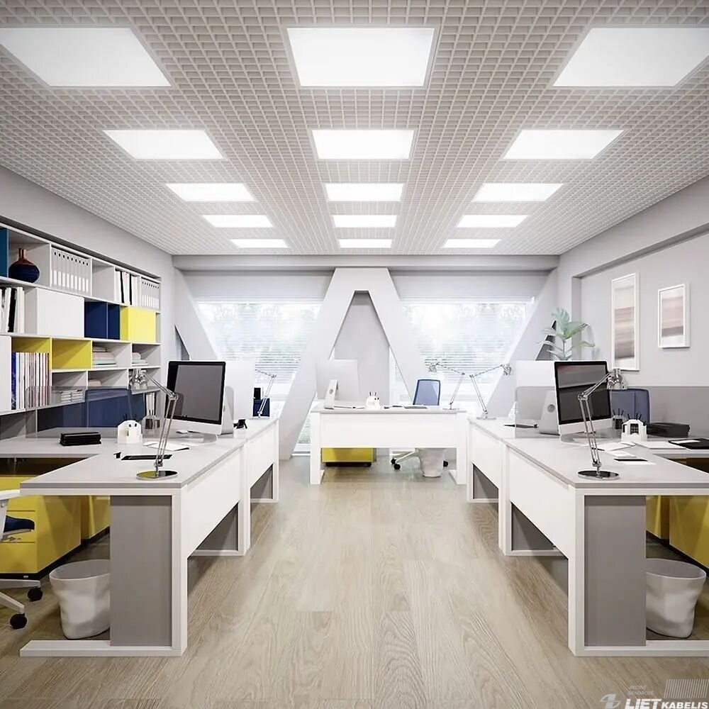LED panelė NICE 40W ,4000K, 4000lm,  600x600mm, IP20, Eurollight 1