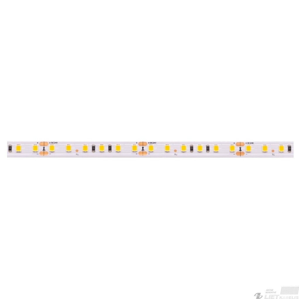 LED juosta 24V 9.6W/m hermetiška IP65 neutraliai balta 4000K 921lm/m
