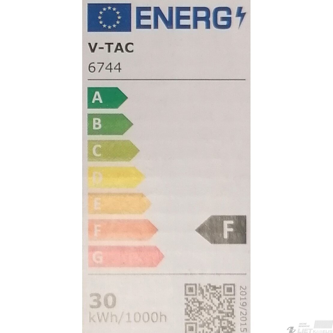 LED prožektorius 30W, 4000K, 2510lm, IP65, V-TAC 4