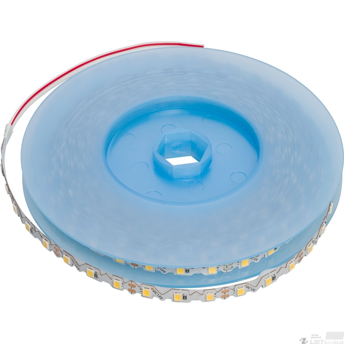 LED juosta, 5m ritė, 12Vdc, 11W/m, S formos, 90LED/m, 1182lm/m, 6500K, IP20