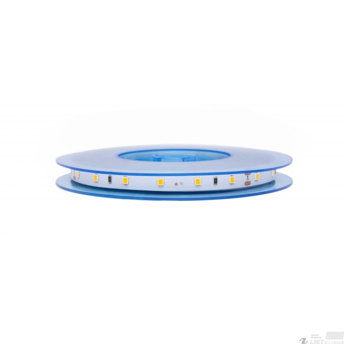 LED juosta, 5m ritė 24V 14.4W/m nehermetiška IP20 šiltai balta 3000K 1407lm/m 1 LED juosta, 5m ritė 24V 14.4W/m nehermetiška IP20 šiltai balta 3000K 1407lm/m 1