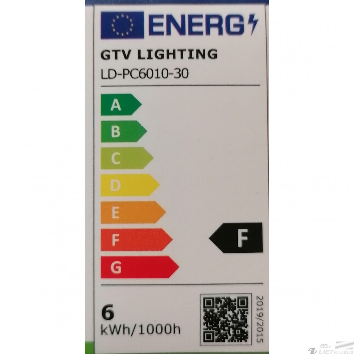 Led lempa 5,6W, 3000K, GU10, GTV 2 Led lempa 5,6W, 3000K, GU10, GTV 2