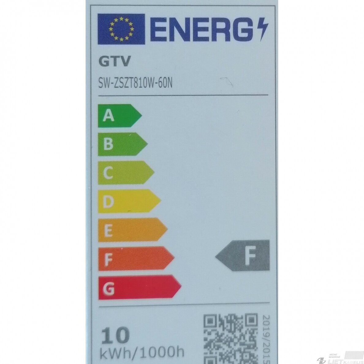 LED lempa 9,1W, T8, 6400K, 1000lm, 60cm, GTV 1 LED lempa 9,1W, T8, 6400K, 1000lm, 60cm, GTV 1