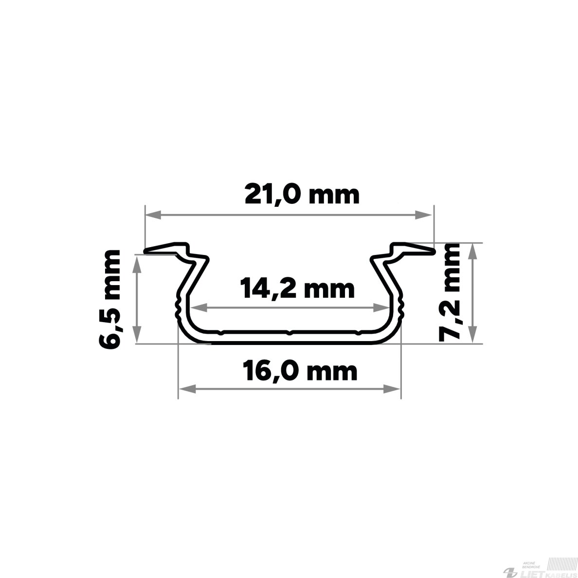 LED profilio komplektas SELDE įleidžiamas, aliuminis, anoduotas, matinis dangtelis 3 m 2 LED profilio komplektas SELDE įleidžiamas, aliuminis, anoduotas, matinis dangtelis 3 m 2