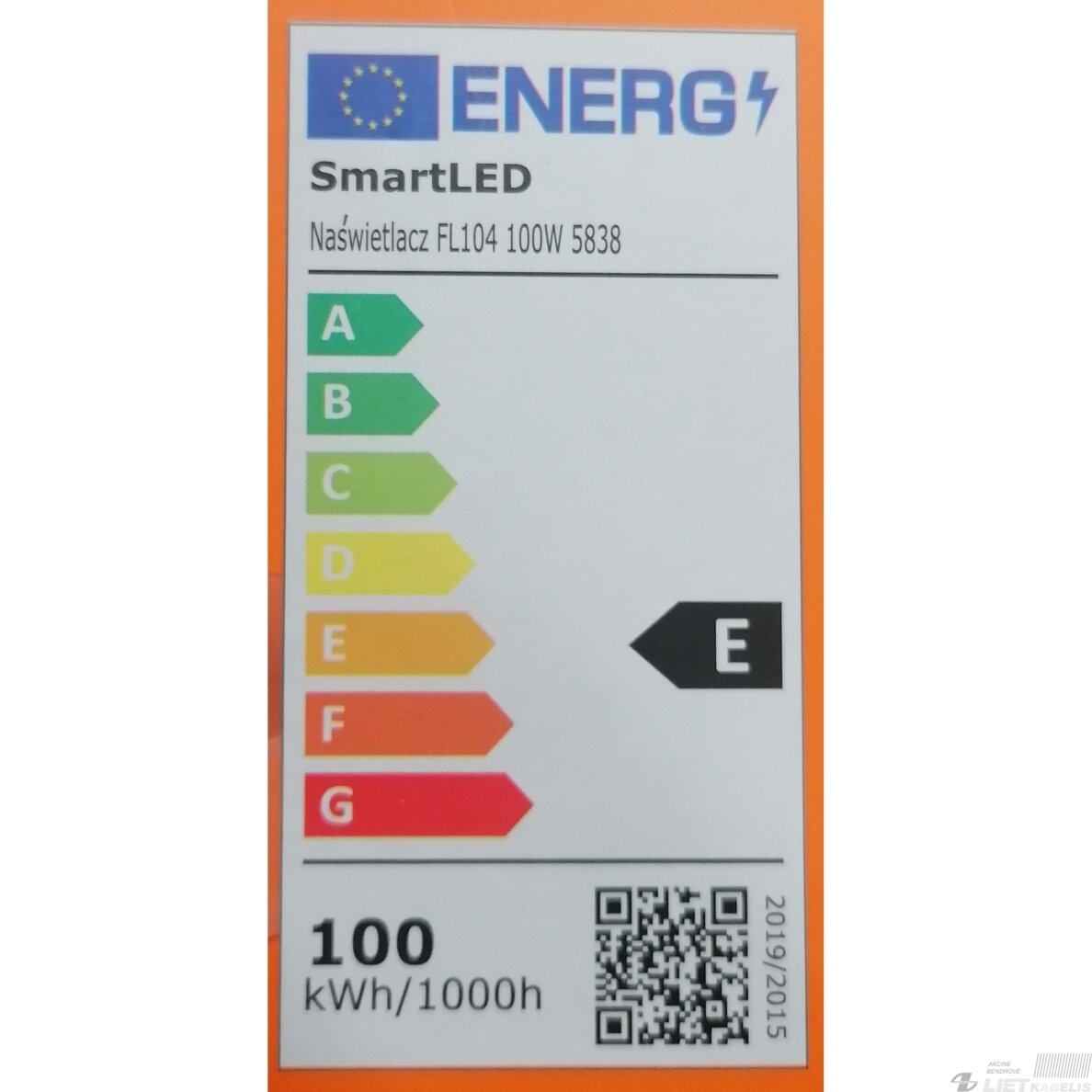 LED prožektorius 100W, 4500K, 11000lm, nešiojamas su rėmu ,IP65, SMART LED 4 LED prožektorius 100W, 4500K, 11000lm, nešiojamas su rėmu ,IP65, SMART LED 4