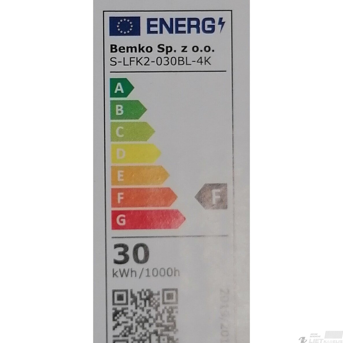 LED Prožektorius 30W, 4000K, 2520lm, su judesio davikliu, IP65, Kafler 2 LED Prožektorius 30W, 4000K, 2520lm, su judesio davikliu, IP65, Kafler 2