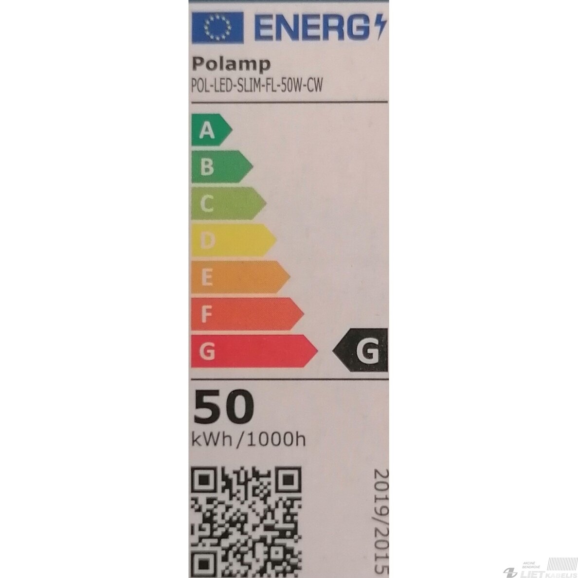 LED Prožektorius 50W, 4000lm, 3000-6000K, IP65, POLAMP 2