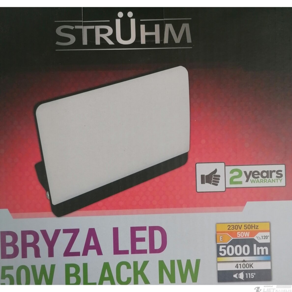 LED prožektorius BRYZA, 50W, 4100K, 5000lm, IP65, Struhm 2 LED prožektorius BRYZA, 50W, 4100K, 5000lm, IP65, Struhm 2