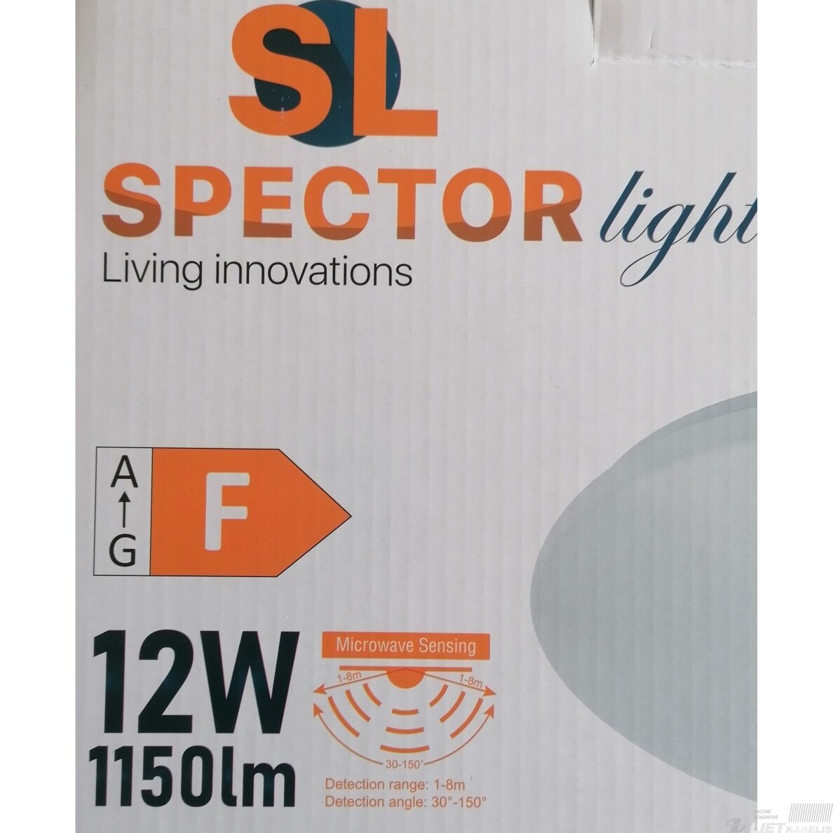 LED šviestuvas 12W, 4000K, 1150lm, su mikrobangų davikliu, IP44, SPECTOR Light 1 LED šviestuvas 12W, 4000K, 1150lm, su mikrobangų davikliu, IP44, SPECTOR Light 1