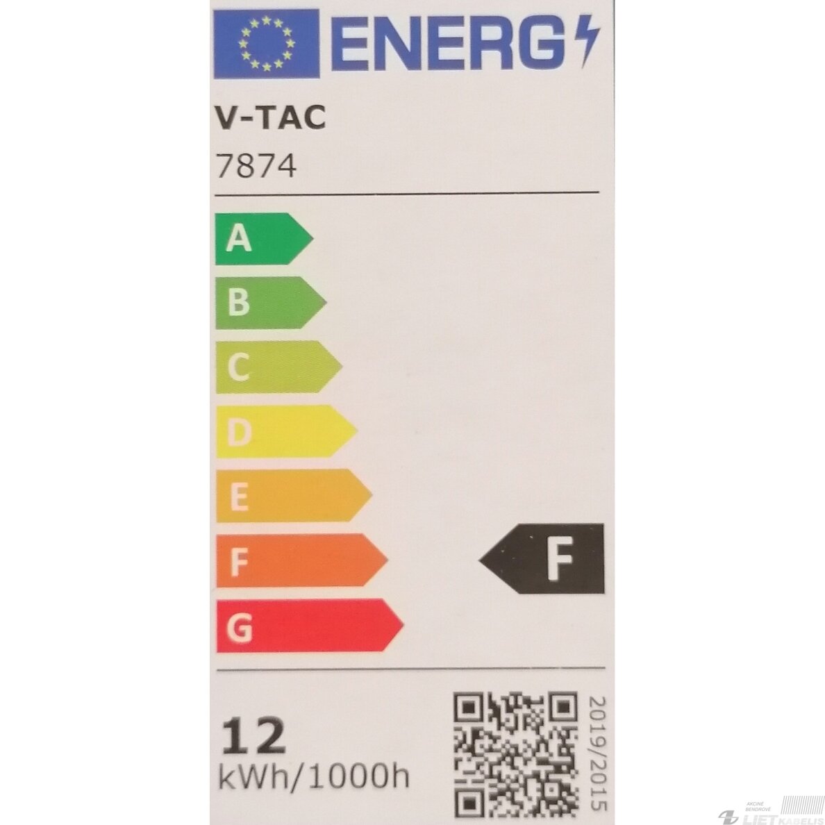 LED šviestuvas 12W, 4000K, 1200lm, virštinkinis, V-TAC 4 LED šviestuvas 12W, 4000K, 1200lm, virštinkinis, V-TAC 4