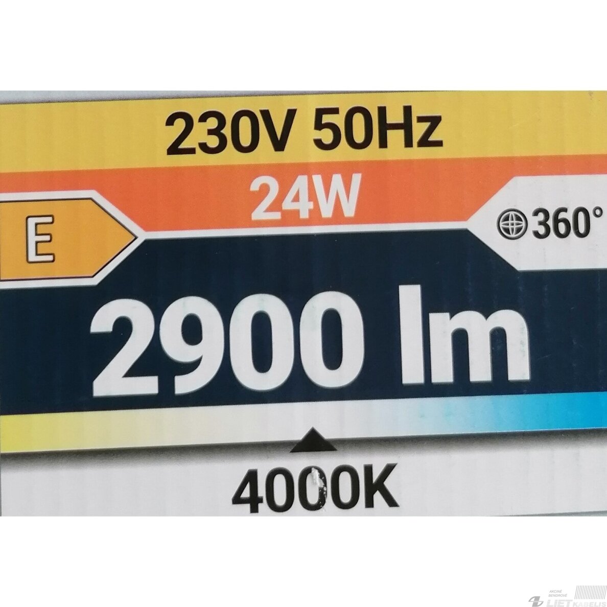 LED šviestuvas 24W, 4000K, 2900lm, TOTEM, Struhm 1 LED šviestuvas 24W, 4000K, 2900lm, TOTEM, Struhm 1