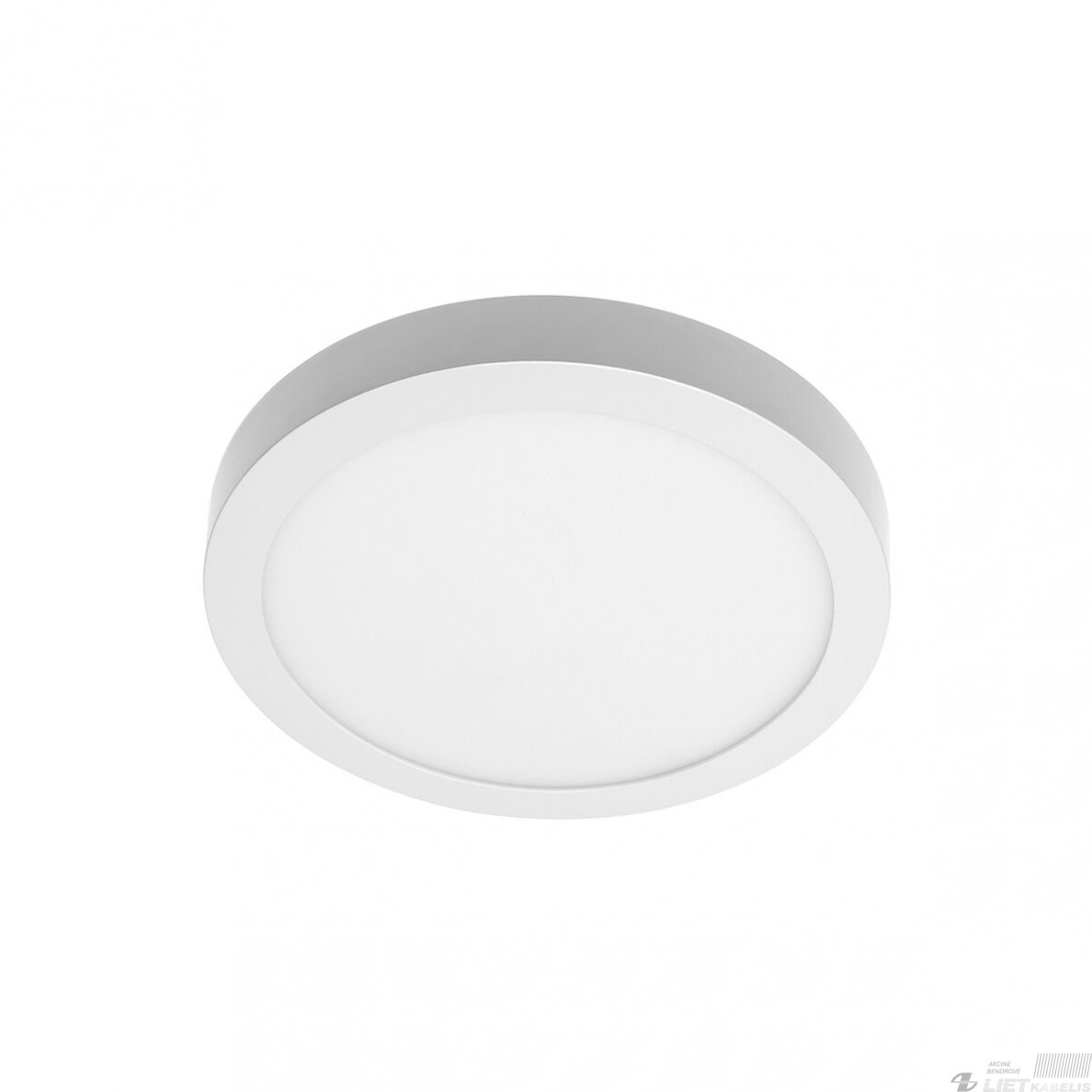 LED šviestuvas  ORIS Plus 7W, 3000K, 560lm, pridedamas apvalus, IP20 GTV