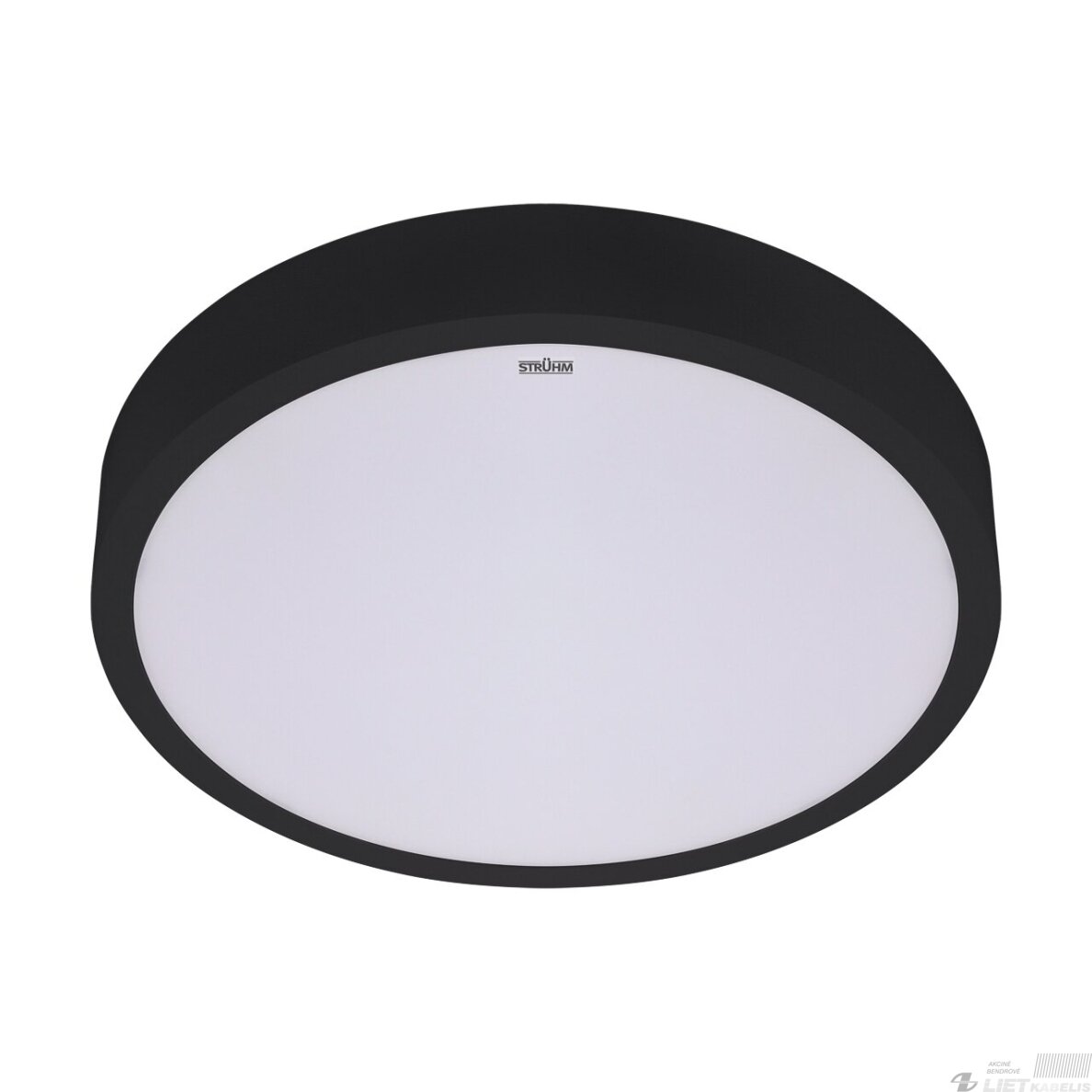 LED šviestuvas ANDRE 12/15/18W CCT 2910lm, juodas, IP20, STRUHM