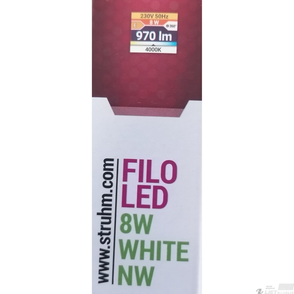 LED šviestuvas FILO 8W, 4000K, 970lm, su jungtuku, 50cm, IP20, STRUHM 2 LED šviestuvas FILO 8W, 4000K, 970lm, su jungtuku, 50cm, IP20, STRUHM 2