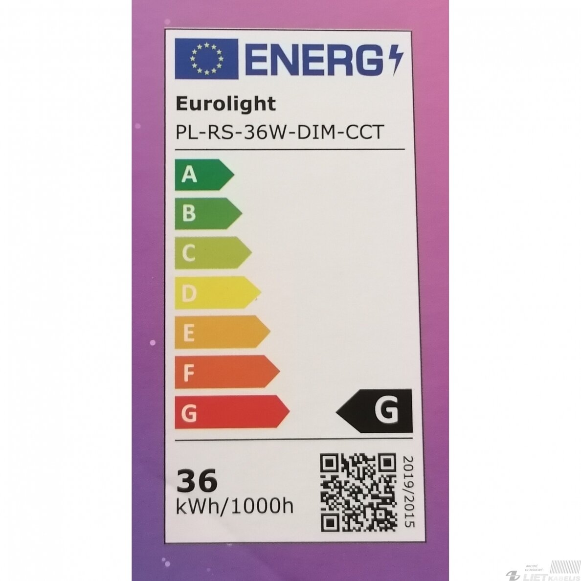 LED šviestuvas FLORENCE 36W, 2250lm, 2700K/4000K/6000K su pulteliu EUROLIGHT 2 LED šviestuvas FLORENCE 36W, 2250lm, 2700K/4000K/6000K su pulteliu EUROLIGHT 2