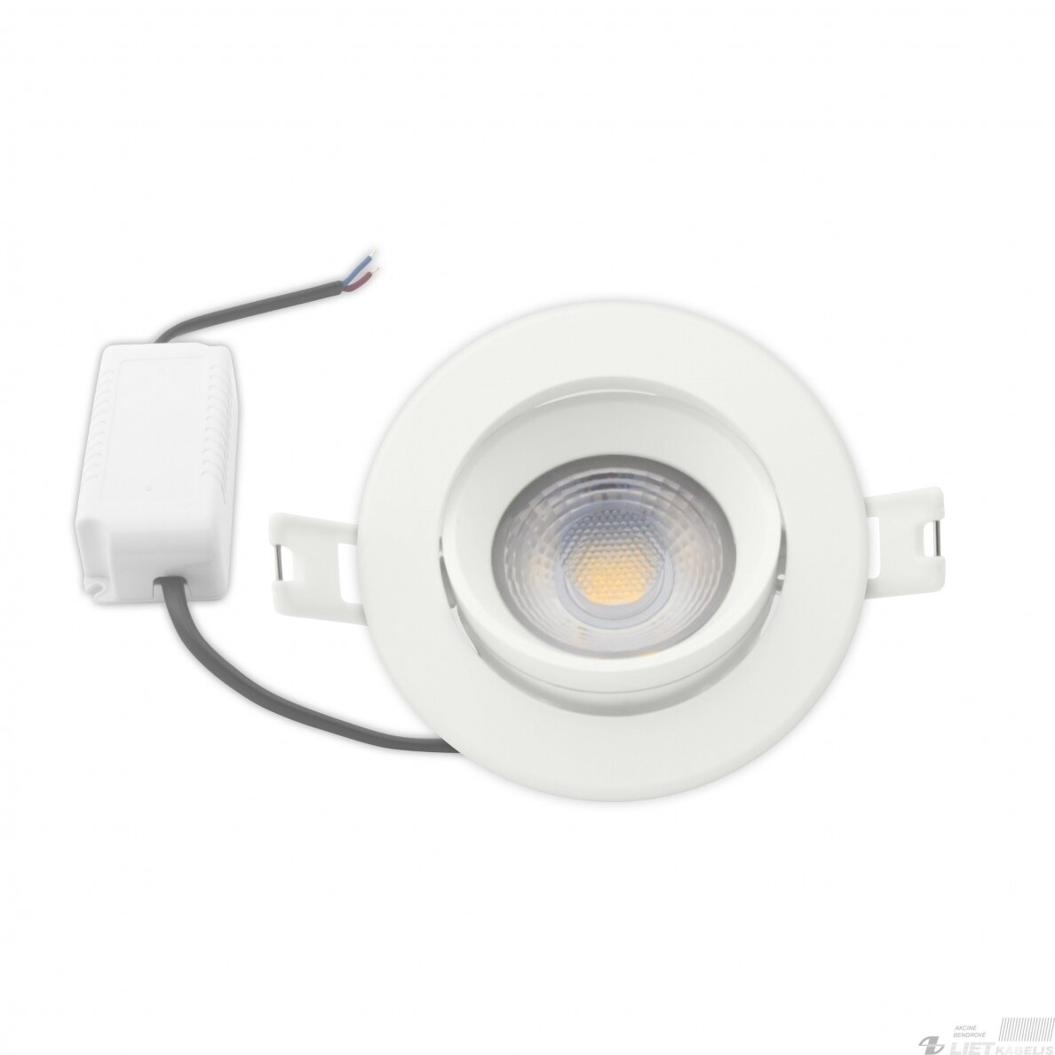 LED šviestuvas įleidžiamas, apvalus 6W, 3000K, 550Lm, IP20,Tungsram 1 LED šviestuvas įleidžiamas, apvalus 6W, 3000K, 550Lm, IP20,Tungsram 1