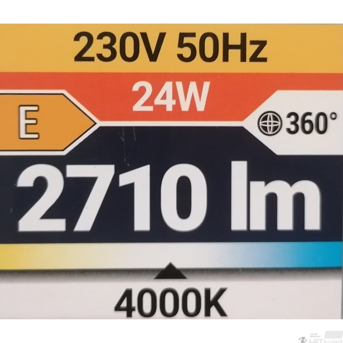 LED šviestuvas KAROL 24W, 4000K, 2120lm, IP44, Struhm 6 LED šviestuvas KAROL 24W, 4000K, 2120lm, IP44, Struhm 6