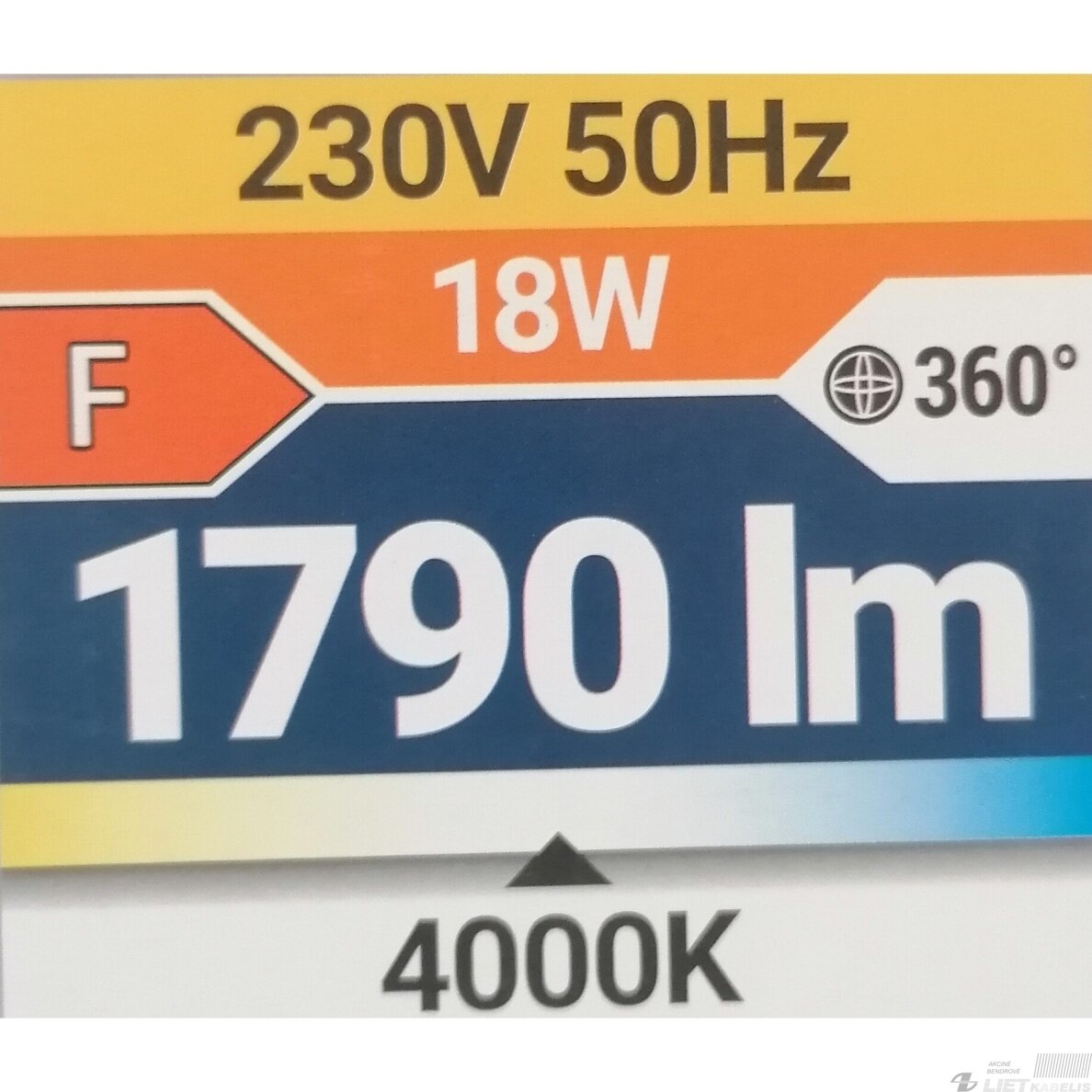 LED šviestuvas KAROL C, 18W, IP44, 4000K, Struhm 4
