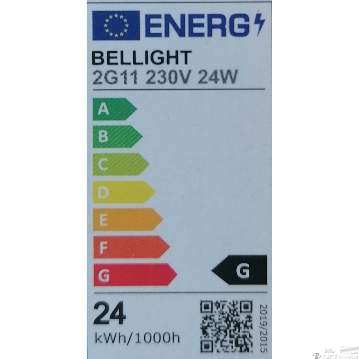 Lempa kompaktinė, PL-L 24W/840, 1440lm, 2G11, Bellight 1 Lempa kompaktinė, PL-L 24W/840, 1440lm, 2G11, Bellight 1