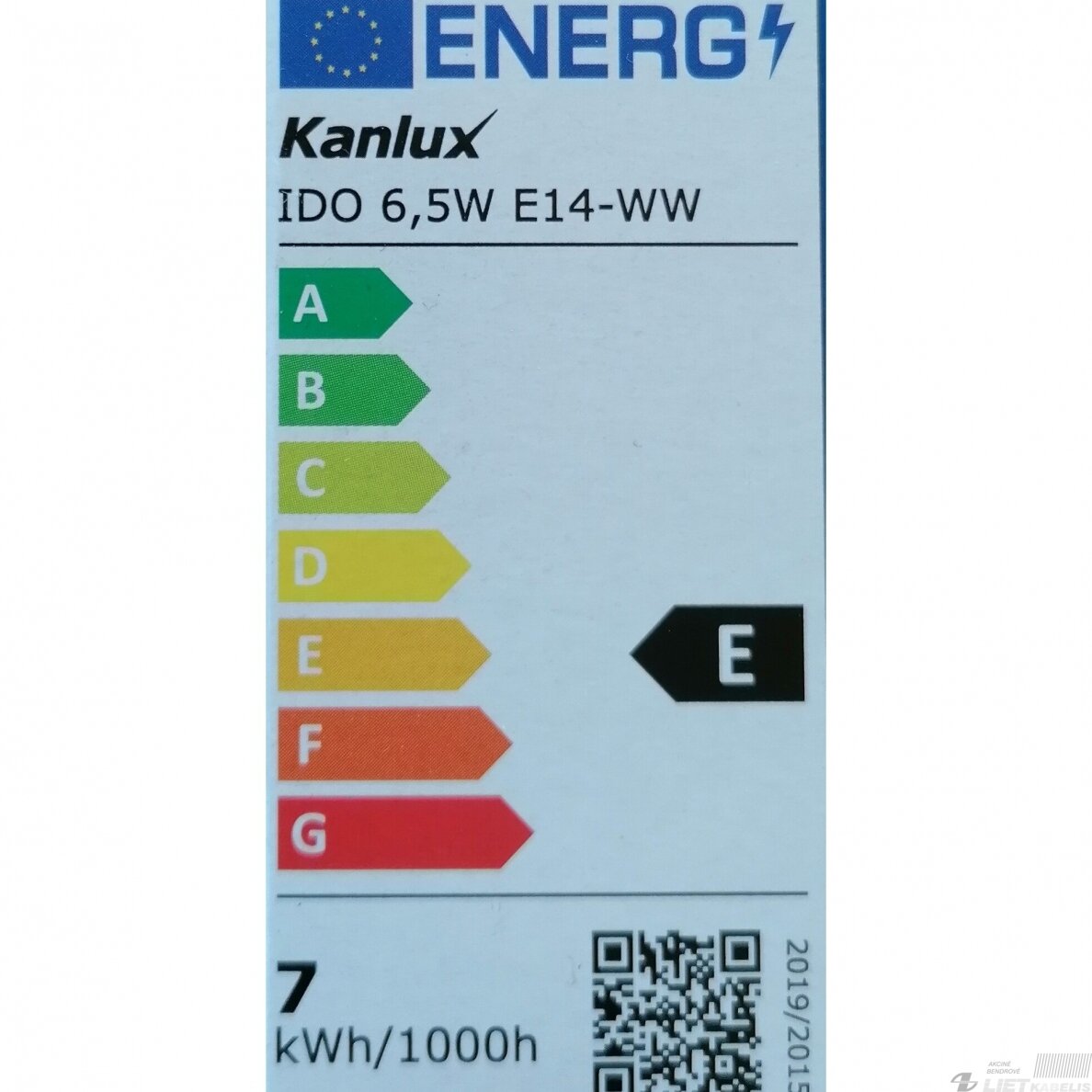 Lempa LED 6,5W, E14, 3000K, 806lm, žvakė liepselė, Kanlux 3 Lempa LED 6,5W, E14, 3000K, 806lm, žvakė liepselė, Kanlux 3