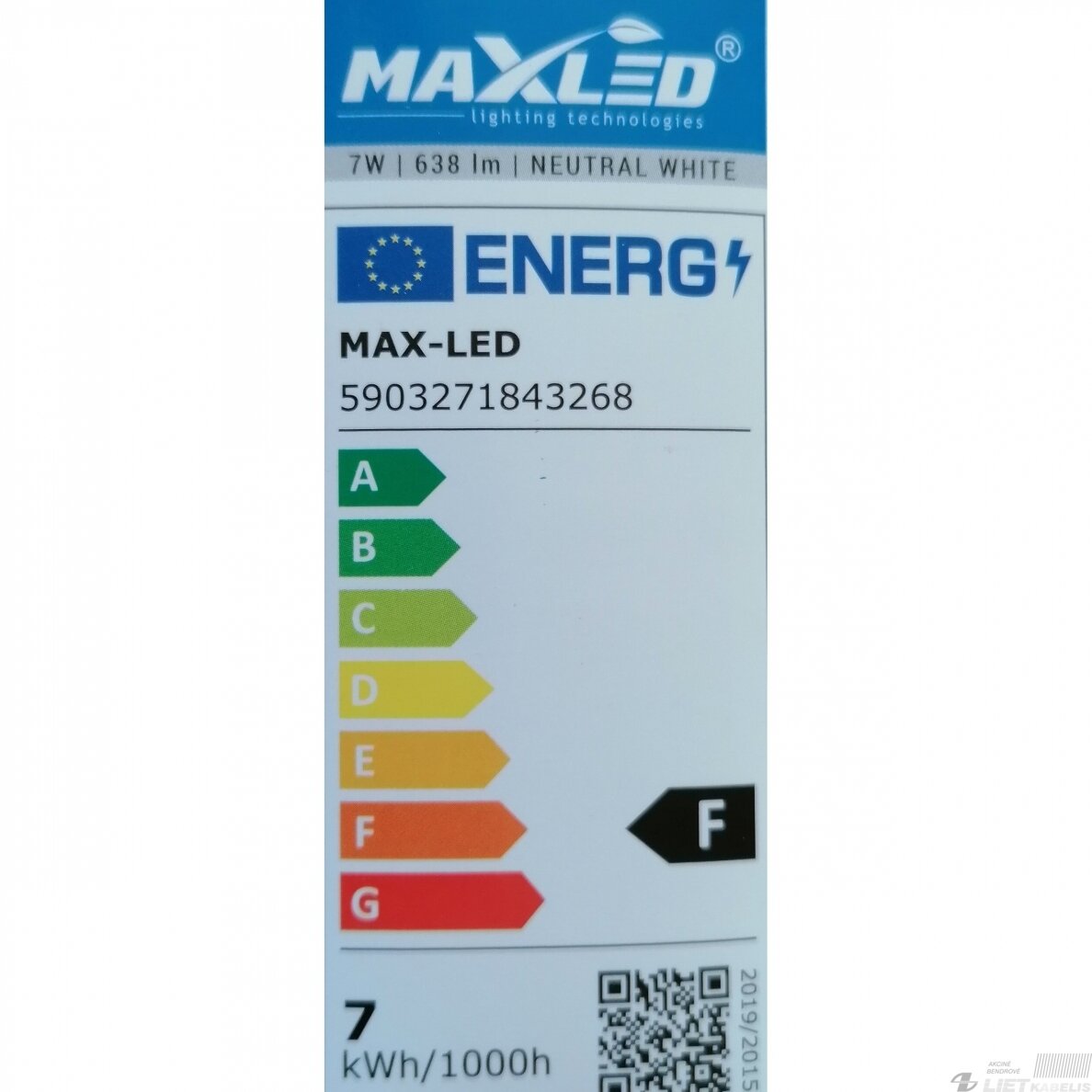 Lempa LED 7W, E14, 4500K, 648 lm, Maxled 1 Lempa LED 7W, E14, 4500K, 648 lm, Maxled 1