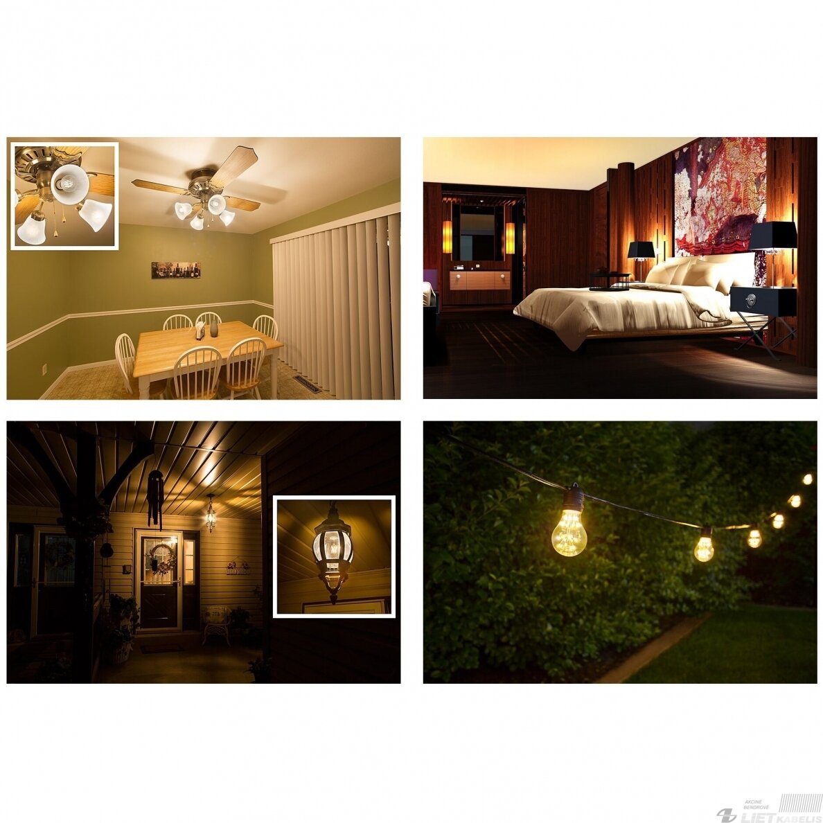 Lempa LED filamentinė 6W, E27, 2700K, 806lm, LEDline 2 Lempa LED filamentinė 6W, E27, 2700K, 806lm, LEDline 2