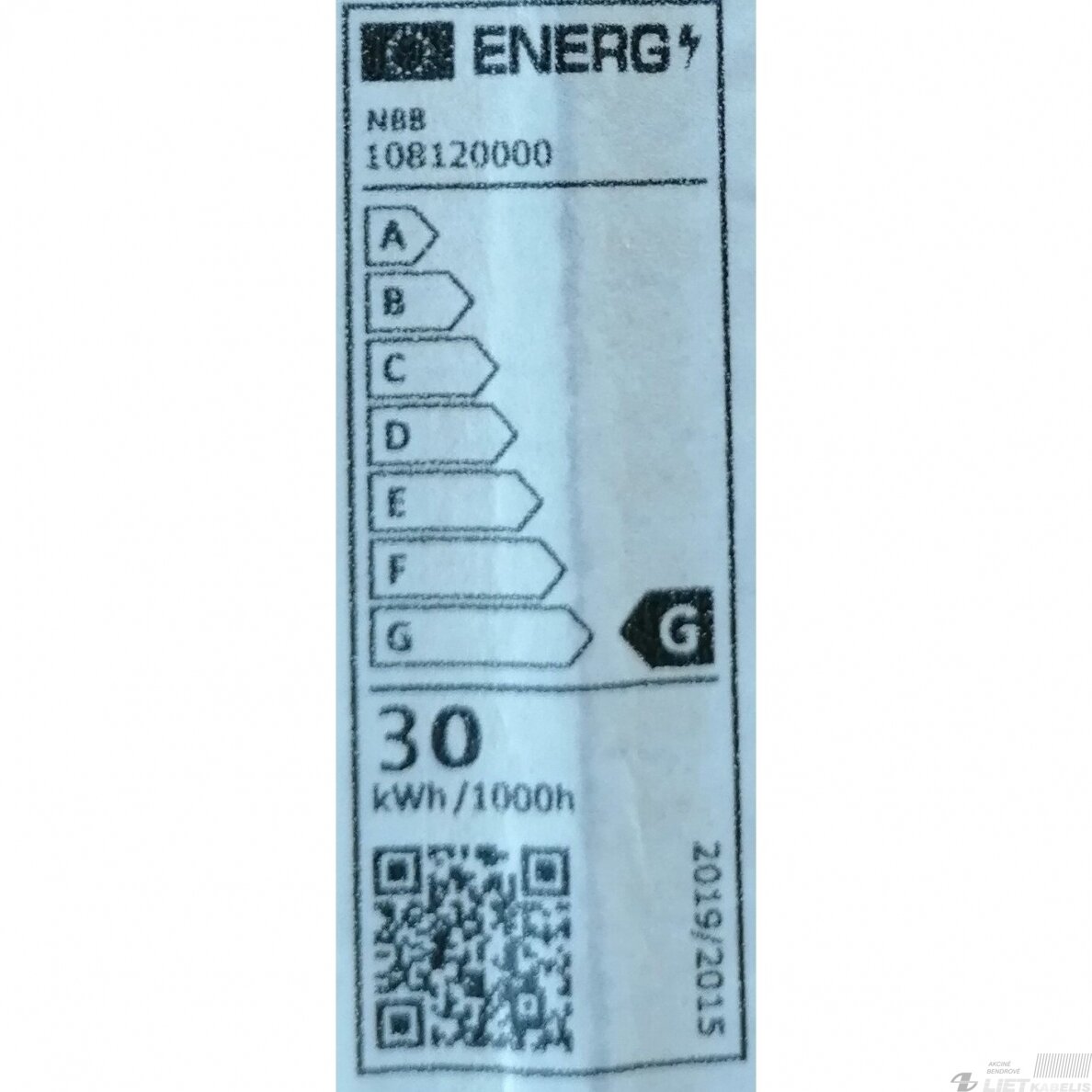 Lempa liuminescensinė 30W, T8, 4000K, Bellight 1