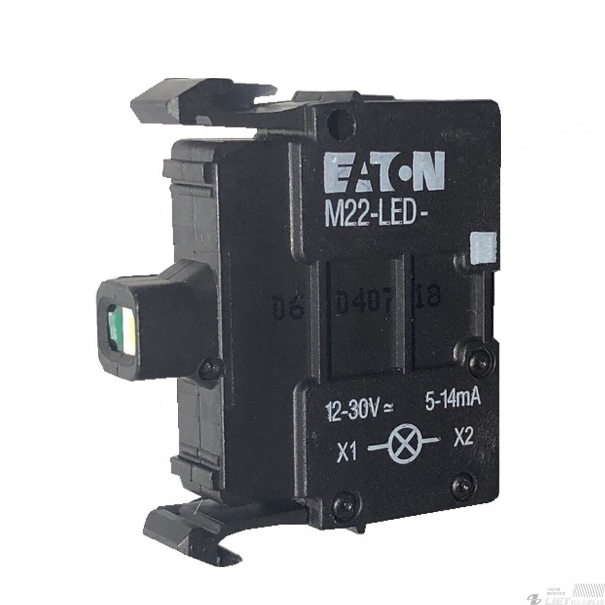 Lemputė M22-LED-G 12-30V, žalia, Eaton Lemputė M22-LED-G 12-30V, žalia, Eaton