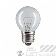 Lempa kaitrinė 40W, E27, burbuliukas Lempa kaitrinė 40W, E27, burbuliukas