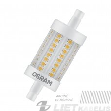 LED lempa 12W, 2700K , 1521lm,  R7s, 78mm, Osram