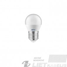 LED lempa 6W, E27,  4000K, 520Lm, GTV