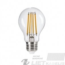 LED lempa 8W, 4000K, 1060lm, E27, filamentinė, VPB