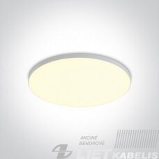 LED šviestuvas 10W, 4000K, 1100lm, įleidžiamas baltas, One Light