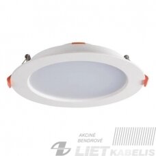 LED šviestuvas LITEN-NW įleidžiamas, apvalus, 6W, 3000K, 390LM, IP40/20, Kanlux