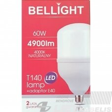 Lempa LED 60W, E27/E40, 4000K, 4900lm, Bellight