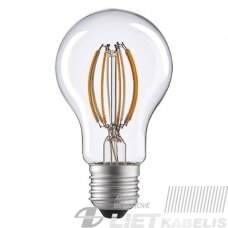 Lempa LED filamentinė 6W, E27, 2700K, 806lm, LEDline