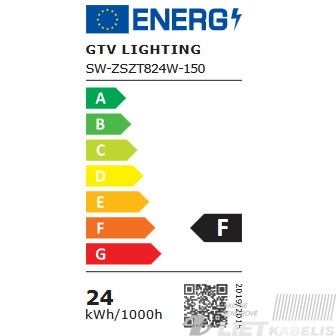Lempa LED T8, 24W, 6400K, 150cm, GTV 1
