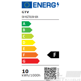 Lempa LED T8, 9,1W, 4000K, 60cm, GTV 1 Lempa LED T8, 9,1W, 4000K, 60cm, GTV 1