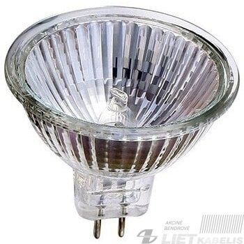 Lempa halogeninė MR16, 50W, 12V, GU5,3, Iskra Lempa halogeninė MR16, 50W, 12V, GU5,3, Iskra