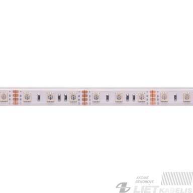 LED juosta 12V 14.4W/m hermetiška T formos IP67, RGB padidinto efektyvumo, PLUS AKTO LED juosta 12V 14.4W/m hermetiška T formos IP67, RGB padidinto efektyvumo, PLUS AKTO