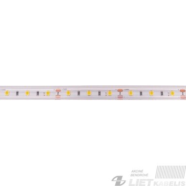 LED juosta 12V 4.8W/m hermetiška IP67, T formos, šiltai balta 3000K 115lm/W PLUS AKTO LED juosta 12V 4.8W/m hermetiška IP67, T formos, šiltai balta 3000K 115lm/W PLUS AKTO